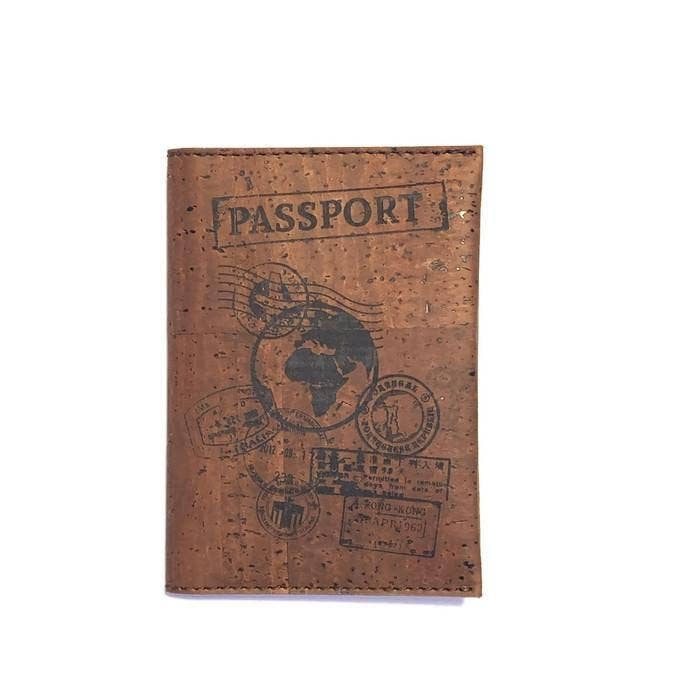 Cork Passport Cover Prestige Brown
