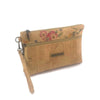 Cork Clutch Bag Vegan Purse with Wristlet Chetoci in Red Floral