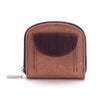 Vegan Leather Coin Purse and Cork Change Pouch in Mocha