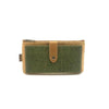 Load image into Gallery viewer, Сork Zip Purse and Vegan Leather Book Wallet in Green