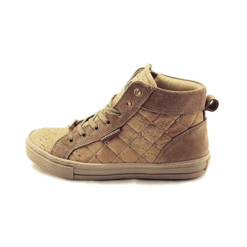 Cork Sneaker High Top in Natural Colour