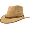 Cork Sun Hat and Vegan Leather Hat in Natural