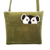 Cork Sling Bag and Cute Crossbody Bag with Panda