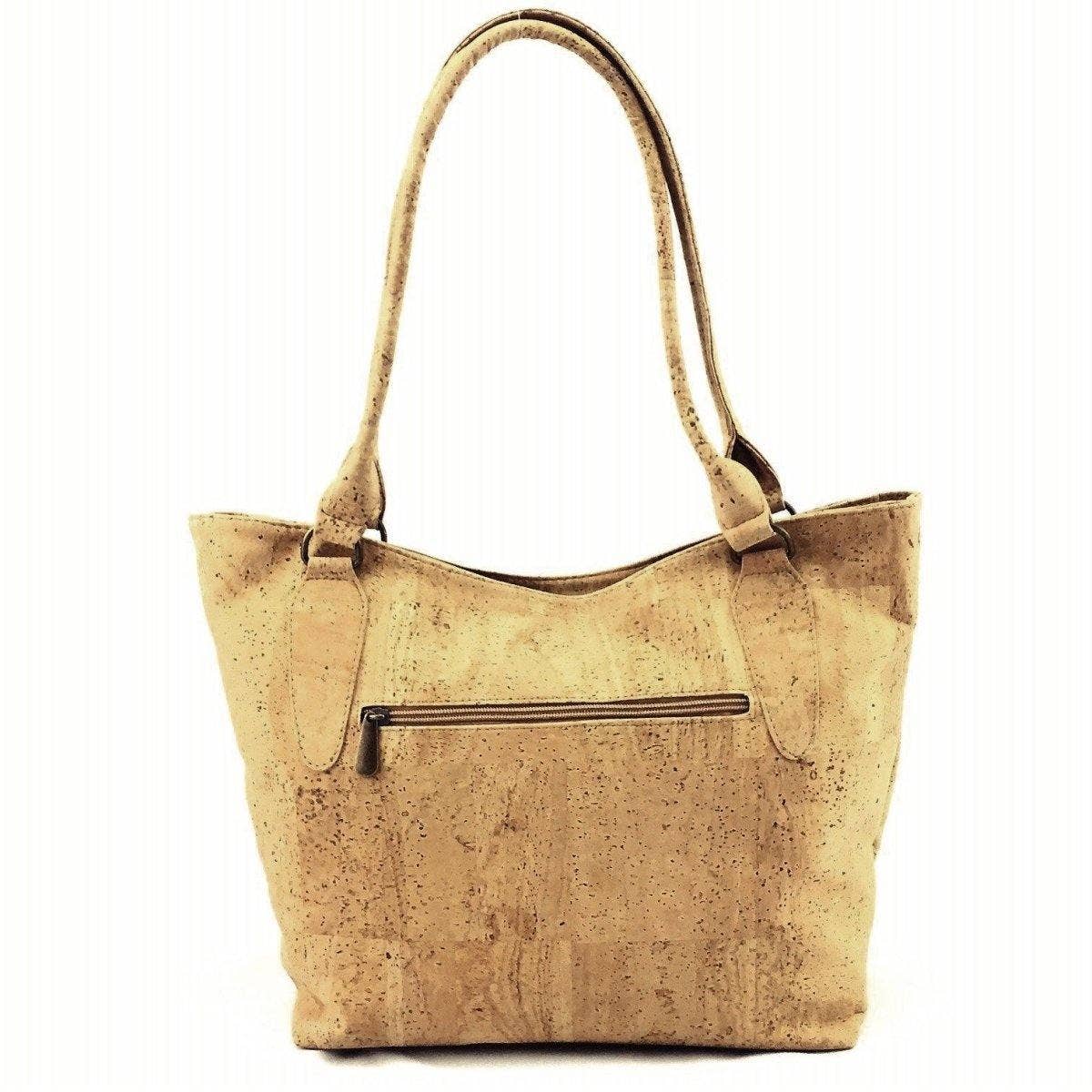 Cork Shoulder Bag Large Vegan Handbag for Women Savana Prestige