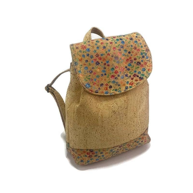 Cork Backpack Small Vegan Backpack Moddanio - Main Image