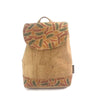 Cork Backpack Small Vegan Backpack Banni Tropical
