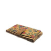 Kork-Geldbörse mit Reißverschluss und Buch-Geldbörse aus veganem Leder mit Blumenmuster