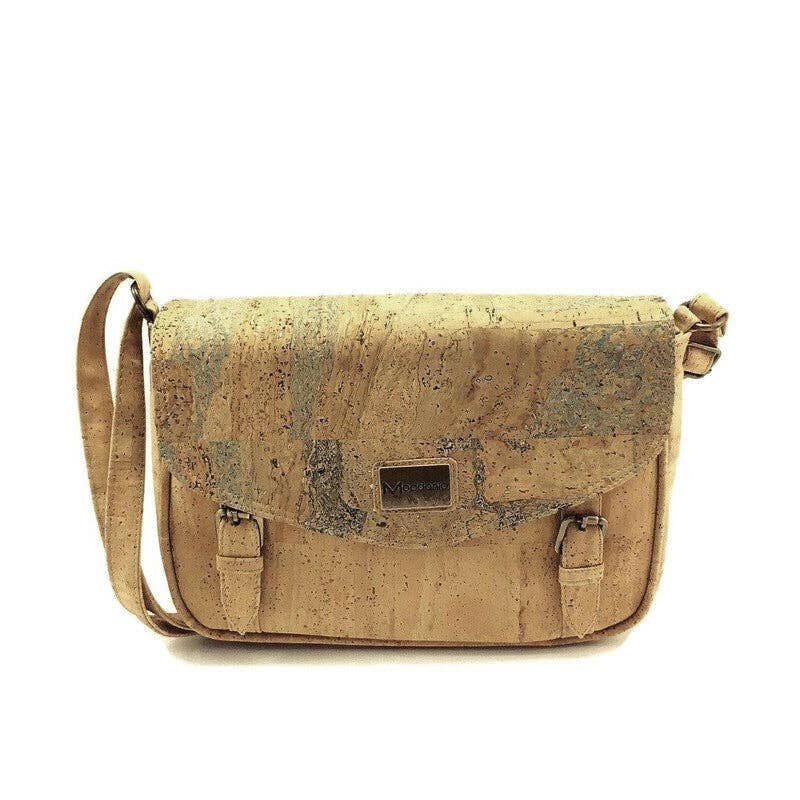 Cork Crossbody Bag Vegan Messenger Bag & Satchel Monique | Moddanio – M ...