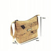 Cork Crossbody Bag and Vegan Purse for Women in Natural Mix