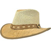 Load image into Gallery viewer, Cork Sun Hat and Vegan Leather Hat with Net