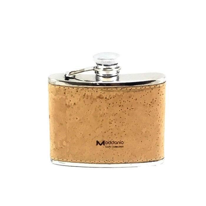 Cork Hip Flask in Natural