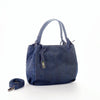 Kork-Umhängetasche, große vegane Handtasche für Damen, Tratosi-Blau