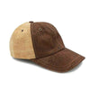 Cork Baseball Cap and Vegan Leather Cap in Natural & Brown